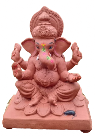 14 इंच कमळ गणेशा